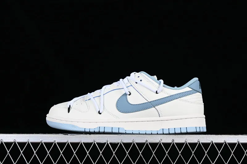 All Categories Nk SB Dunk Series Nk SB Dunk Low Low-top Sneakers Nk Dunk Low Summer Feeling Sea Salt Milk Ice Customized Deconstructed Strap Casual Sneakers DD1503-123